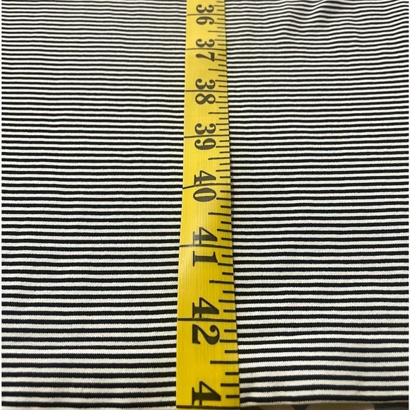BCBGeneration Stripped Black, White Seamless Racerback Dress,Small/Medium - Picture 8 of 10